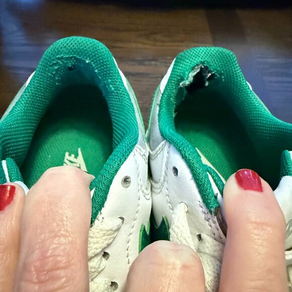 Green & White Nike Gamma Force Women's Basketball Shoes, Size: 6.5, Natural - Picture 11 of 11